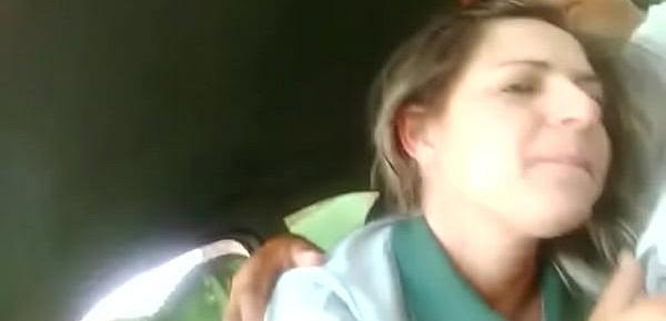  Attendant suck a black cok in the car - naughtylatinasx.com